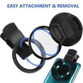 thumbnail image 5 of Raindrops Star Effect Filter Universal Phone Camera Lens Filter Clip Cellphone Camera Lens 4 Points 52mm, 5 of 8