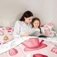 thumbnail image 5 of Homewish Teens Kids Children Christmas Santa Claus Bedding Comforter Set 2pcs,Happy Xmas Twin Comforter Sets Microfiber,Happy New Year Breathable Bedding Set,Ultra Soft Home Decor,Reversible, 5 of 8