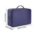 thumbnail image 6 of ZYWEyh 2PCS Fireproof Document Organizer with Lock,Upgraded Heat Insulated Fireproof＆Waterproof Box File Organizer,Portable Home Travel Fireproof Box for Important Documents,Files, 6 of 8