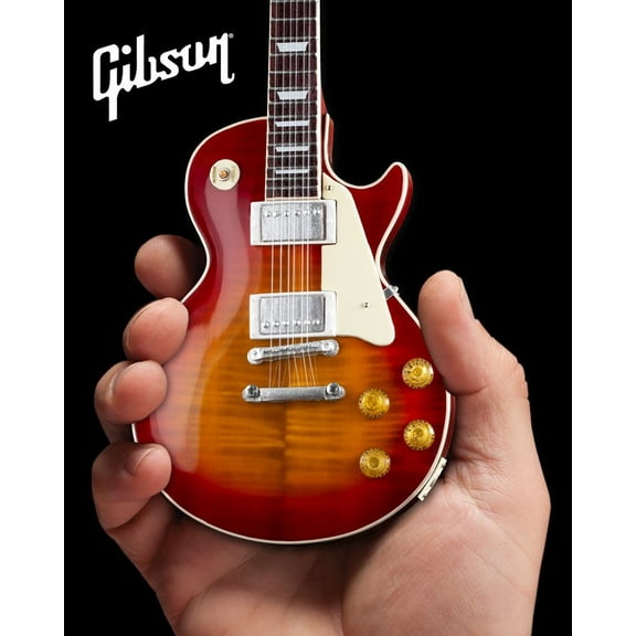 Axe Heaven Gibson Les Paul Standard 1959 Cherry Sunburst Mini Guitar Replica Collectible GG-120