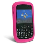Solid Skin Cover ((Hot Pink) Fot <mark>BlackBerry</mark> Curve 8520 8530 Silicone Skin <mark>Case</mark> <mark>Cell</mark> <mark>Phone</mark> Protector <mark>Phone</mark> Accessory