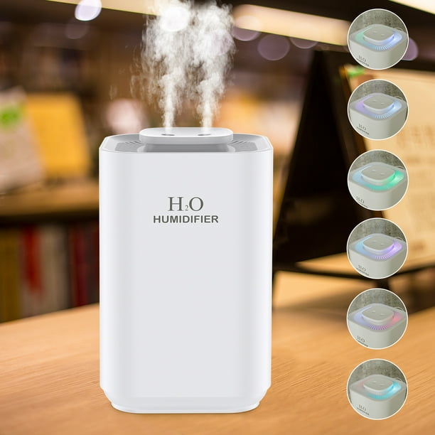 Adifare 3.3L Air Humidifiers,TopFill Cool Mist Humidifiers with RGB