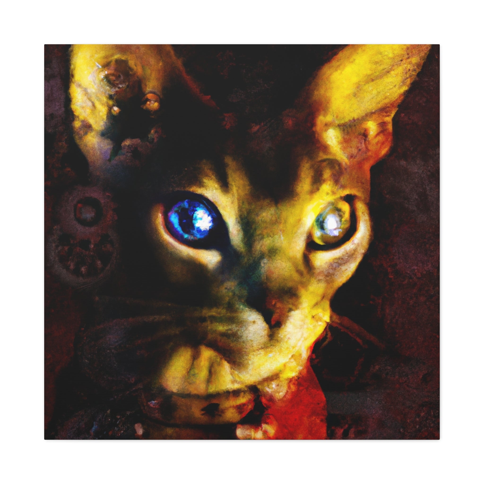 "Abyssinian Steampunk Dream" - Canvas