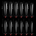 thumbnail image 5 of Milue Full Cover False Nails XXL Long Ballerina Coffin Press On Nail Nail Tips, 5 of 12