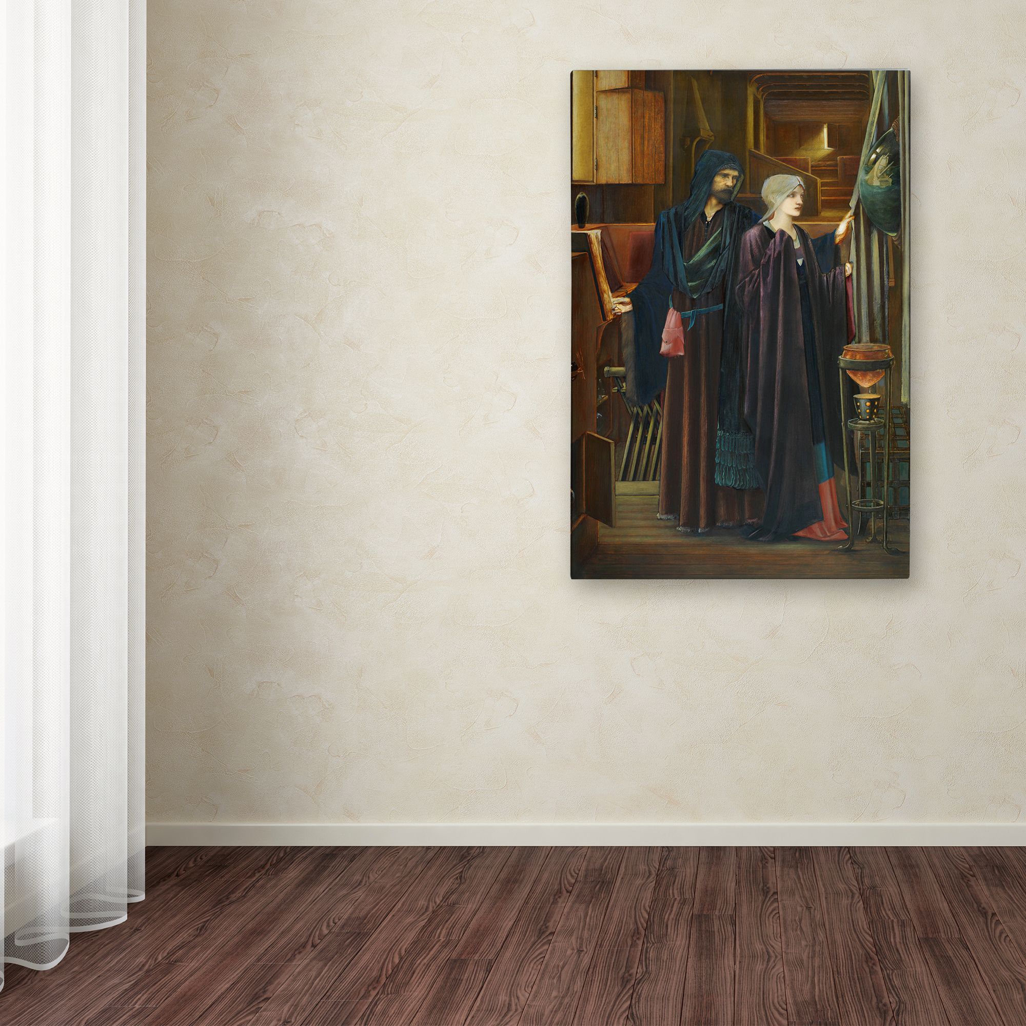 Trademark Fine Art 'The Wizard' Canvas Art by Edward Burne-Jones