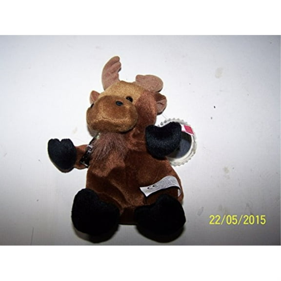 coca-cola bean bag plush gourmand the moose representing canada