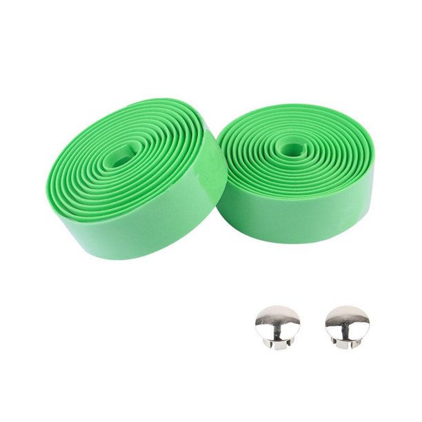 Soidarity Cinta para manillar de bicicletas con enchufe de barra Empuñaduras de amortiguación para ciclismo Envolturas Cintas transpirables de espuma de Ciclismo Verde Soidarity OD025123-03