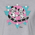 thumbnail image 3 of Disney - Mickey & Friends - Minnie & Mickey Skater - Retro Style - Juniors Cropped Cotton Blend T-Shirt, 3 of 5