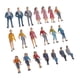 thumbnail image 2 of 50 Piezas Muñeco Escala 1/50 Figuras Plásticas Colores Miniatura Material Plástico Artesanal para Maquetas Edificios Exhibición Interior, 2 of 9