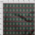 thumbnail image 2 of oneOone Organic Cotton Poplin Twill Fabric Chevron & Tree Block Print Sewing Fabric BTY 42 Inch Wide, 2 of 4