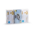 thumbnail image 3 of SimplyImagine, Triple Glove Box Holder, Clear, Acrylic, 1 Pc, Each Compartment 9.9" x 5.2" x 3.3", 3 of 6