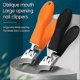 thumbnail image 3 of Slanted Nail Clippers Heavy Duty Portable Nail Cutting Tool for Women Men, 3 of 5