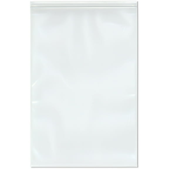 Plymor 12" x 18" (Pack of 50), 6 Mil Industrial Duty Zipper Reclosable Plastic Bags