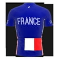 thumbnail image 2 of France Full Zipper Bike Short Sleeve Cycling Jersey  for Women - Size S, 2 of 4