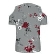 thumbnail image 6 of Pohista Petite Tops for Women Dressy Shirts for Women Trendy Plus Size Women Blouses for Work Womens Summer Tops Short Sleeve V-Neck order again, 6 of 7