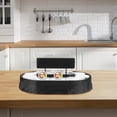 thumbnail image 3 of HIAKDOFT Automatic Rotating Sushi Display Stand 30x22cm Plastic Round For Desserts Home Party Bakery Shop 1Pack, 3 of 8