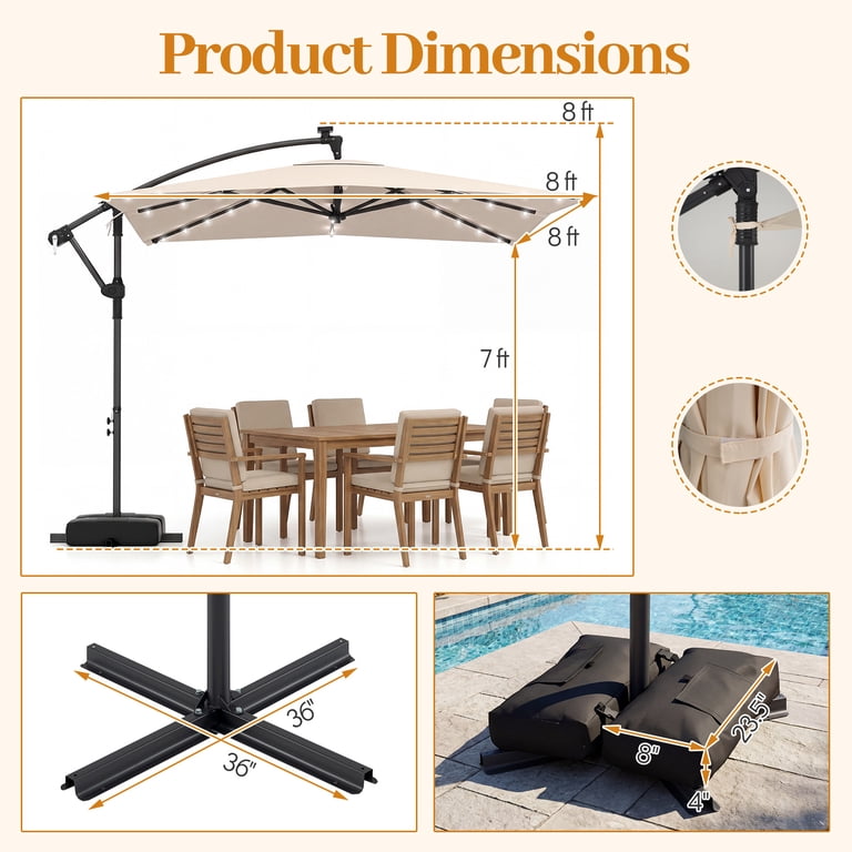 9ft patio umbrella canopy 8 ribs Amazon.com : Sunnyglade 9ft Patio Umbrella Replacement Canopy Market  Umbrella Top Outdoor Umbrella Canopy with 8 Ribs (not umbrella frame)  (Black and White) : Patio, Lawn & Garden