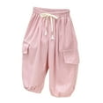 thumbnail image 5 of FDDMis Low Waisted Sweatpants Comfy Sweatpants Toddler Sweat Pants Boys 12-18 Month Clothes for Teen Soccer Clothes Toddler Boy Clothes 3t, Pink 3-4 Years, 5 of 5