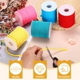 thumbnail image 5 of Uxcell Flat Elastic Nylon Cord Stretchy Spandex for Sewing Clothing Hair Ties Purple, 5 of 6