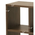 thumbnail image 4 of Better Homes & Gardens 8-Cube Storage Organizer with Metal Base, Vintage Walnut, 4 of 6