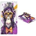 thumbnail image 7 of Monkey Sunglasses Bath Towels Absorbent Bath Towels Set Soft Towel Set for Home Hotel Decor Gym Swim, 3 Piece Wash cloth, 7 of 7