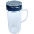 thumbnail image 2 of Pièces de Rechange Tasse Haute 22oz avec Couvercle Rabattable, Compatible avec Magic Bullet MB1001 250W Blender Centrifugeuse (2 PACK), 2 of 8