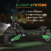 Electric Scooters Adults 1200w Motor up to 35MPH 45Miles Long Range , 10 Off Road Tires Commuting Escooter with Seat