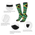 thumbnail image 4 of Women's Knee High Socks Jamaica Art Thermal Soft Knee Long Socks, 4 of 7