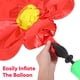 thumbnail image 5 of 16 globos florales de aluminio con hermosas flores para fiestas temáticas., 5 of 6