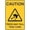 Warning Sign 4, variant on Caution Beware of Falling Tree Limbs Sign – 8x12 Inch Reflective RustFree Aluminum,UV Protected & Weatherproof,HighVisibility Safety Warning for Outdoor Areas & Workplace