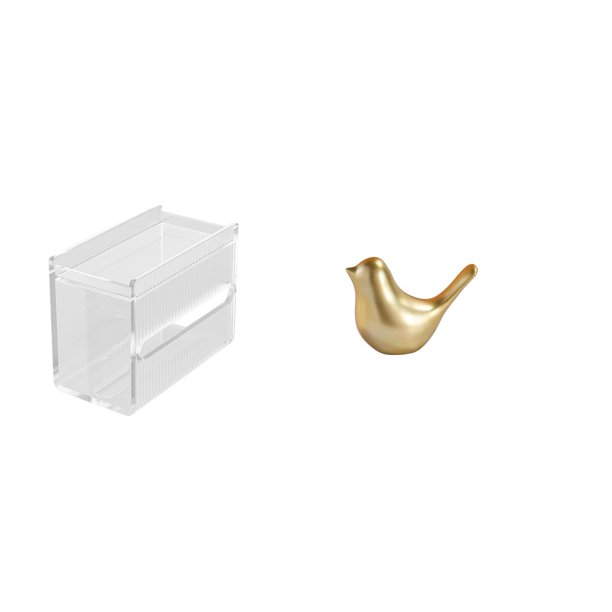 caso de tejido,Caja de almacenamiento de papel higiénico para montaje en pared,Figura de pájaro,Figura de pájaro dorado,decoración para el hogar,estatua de animal,Estatuas decorativas de