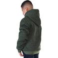 thumbnail image 3 of Swan Boy's Full-Zip Sherpa-Lined Hoodie Jacket with Pockets (1-Pack), 3 of 4