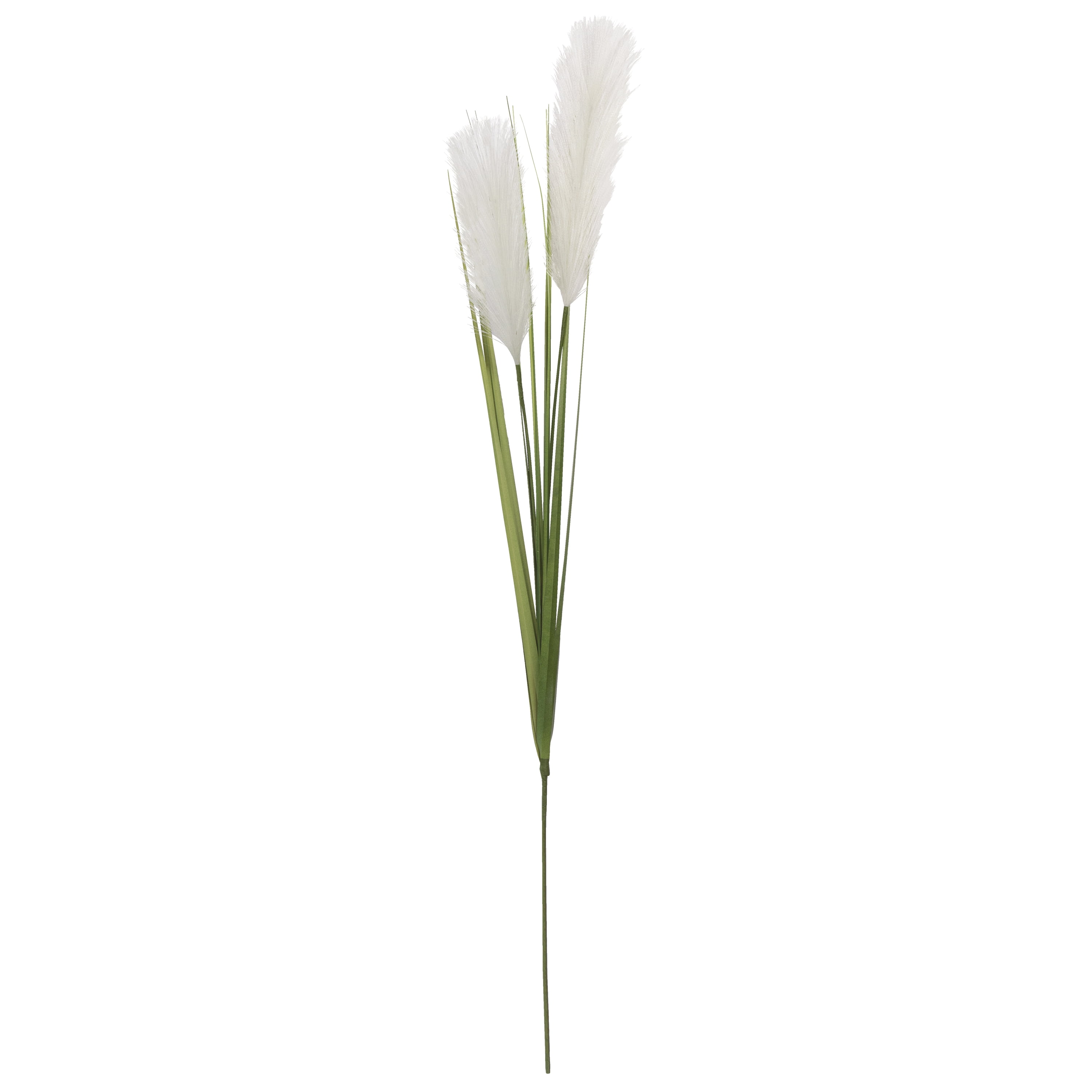 (4 pack) 31-inch Artificial Feather Reed Grass Pampas Grass Long Stem, Cream, for Indoor Use, by Mainstays