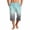 Cyan, variant on Mens Swim Trunks Men's Gradient Print Casual Drawstring Cropped Capri Pants Summer Swim Trunks Beach Shorts with Elastic Waist Resort Style for Vacation Spring Travel Red XL