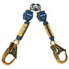 Nano-Lok Self-Retracting Lifeline, 6 ft, Harness Connection, 420 lb Cap., 2 Legs