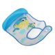 thumbnail image 4 of Baberos enrollables para bebés con bolsillo grande para recoger comida, para bebés y niños pequeños, ballena azul, 4 of 12