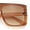 Peach - Brown, variant on Womens Mobster Shield Oversized Plastic Rectangular Sunglasses Black - Smoke