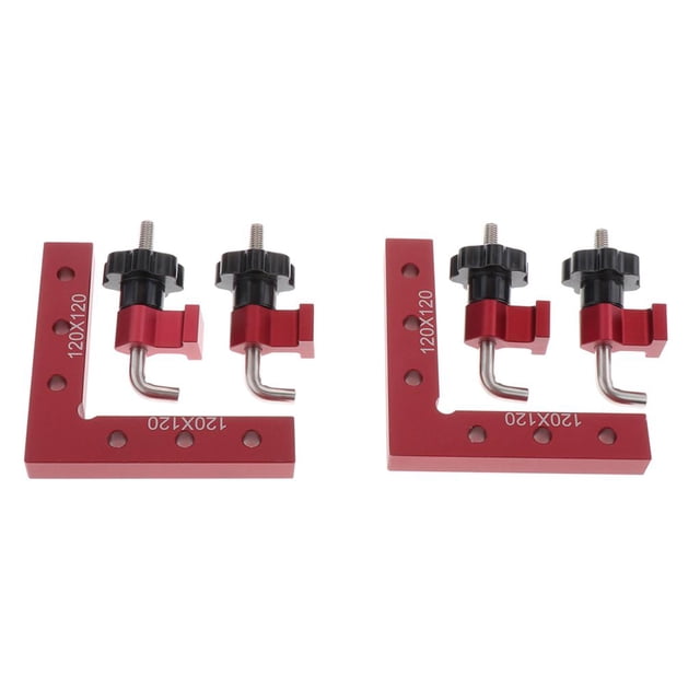 Herramienta de Carpintería Yotijar Abrazadera de Ángulo Recto 120x120mm