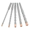 thumbnail image 6 of YIEMEEN 8pcs SDS Plus Drill Bit Set for Concrete Masonry Drilling Flutes Design Shanks for Easy Dust Removal 160mm Length, 6 of 9