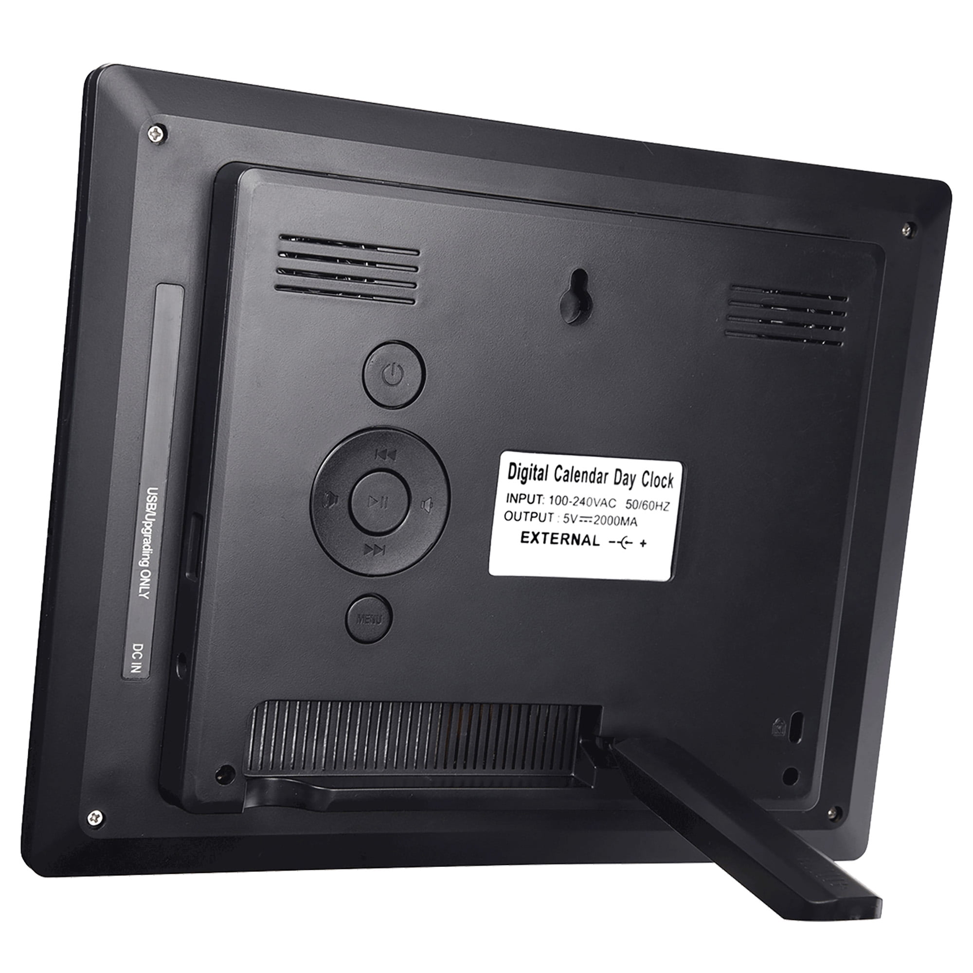 Yescom 8" LCD Day Clock Digital Calendar Alarm Large Dementia Table Home Office 2 Pack