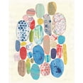 thumbnail image 2 of Great Art Now Geometric Collage I Bright by Courtney Prahl Canvas Wall Art 16W x 20H, 2 of 2