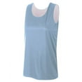 thumbnail image 3 of A4 Womens 100% Polyester Peak Performance Ultra-Tight Knit Reversible Jump Jersey, LT BLUE/WHITE, XX-Large, NW2375, 3 of 5