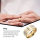 thumbnail image 5 of Qarigey Anillo Punk de moda, alianzas de boda, anillos exquisitos Ins, accesorios de ropa, joyería, abalorio, regalos de aniversario de compromiso Accesorios de disfraces Oro 10 # Qarigey AP014847-12, 5 of 6