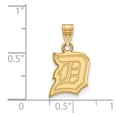 thumbnail image 2 of Real 10kt Yellow Goldy LogoArt Duquesne University Small Pendant; for Adults and Teens; for Women and Men, 2 of 2