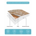 thumbnail image 5 of Quilts Full Size Bedding Set, Coastal Beach Lightweight Quilted Comforter, Summer Ocean Sea Waves Starfish Teal Beige Soft Reversible Bedspread Coverlet with Pillow Covers for All Season, 78" x 90", 5 of 7