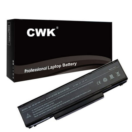 CWK Long Life Replacement Laptop Notebook Battery for MSI JETTA JetBook 8500S 9700P 9700S C250P C250S SQU-503 SQU-528 MS MS1034 MS1039 MS1613 MS1632 MS1633 MS1634 MS1636 (Best Ms Office Replacement)