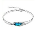 thumbnail image 2 of opvise Bracelet Elegant Skin-friendly Rhinestone Bracelet Bangle for Dating, 2 of 7
