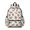 Saint Bernard and, variant on Jack Russell Terrier and Floral Backpack for School, Cute School Bag with Adjustable Shoulder Straps and Padded Back, 13.4"x11"x4.7"