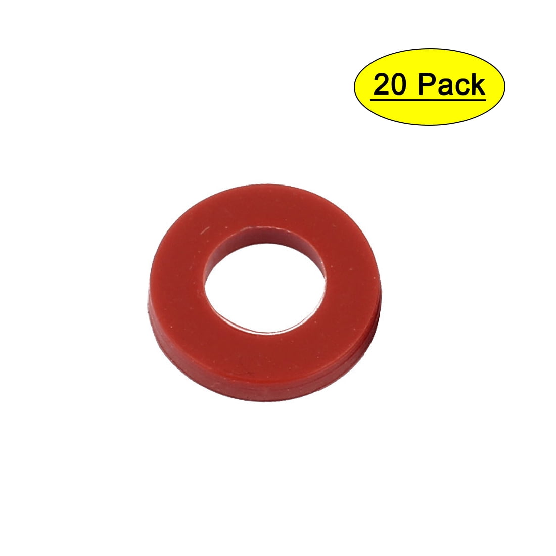 20pcs 19mm x 10mm x 3mm O-Ring Hose Gasket Silicone Washer for Water Heater