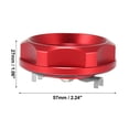 thumbnail image 3 of Unique Bargains Red Aluminum Alloy Gas Engine Oil Filler Cap Plug Cover for Mitsubishi Car, 3 of 6